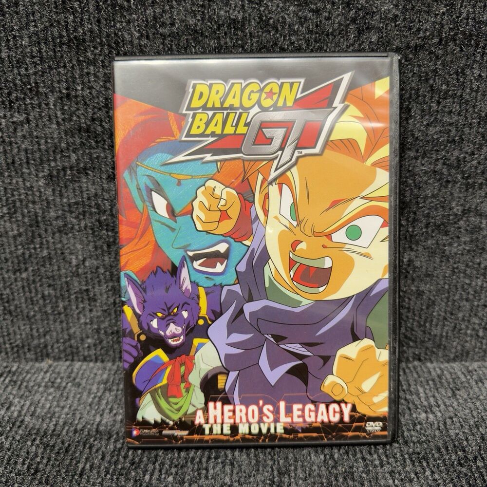 Dragon Ball GT The Movie A Heros Legacy (DVD, 2004, Uncut) with Insert